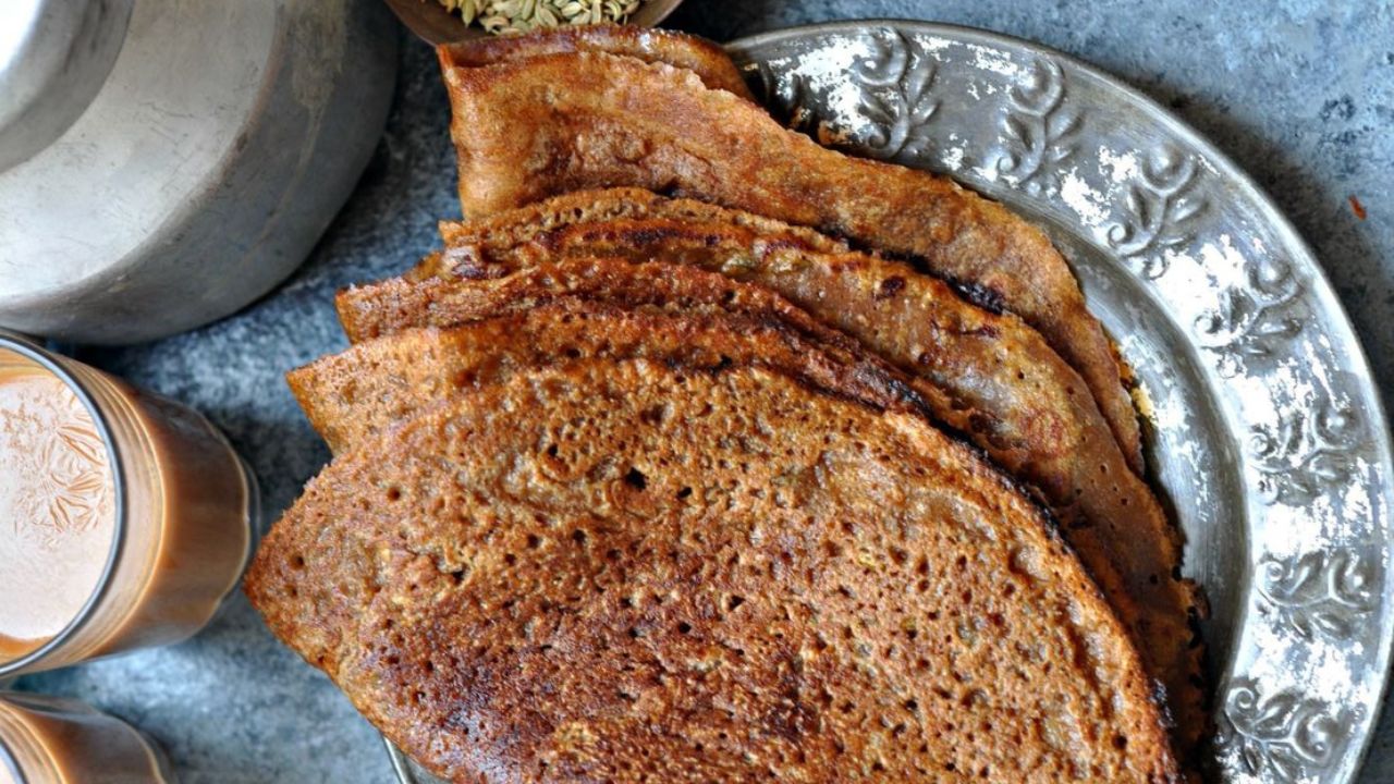 sweet jaggery cheela : बारिश...