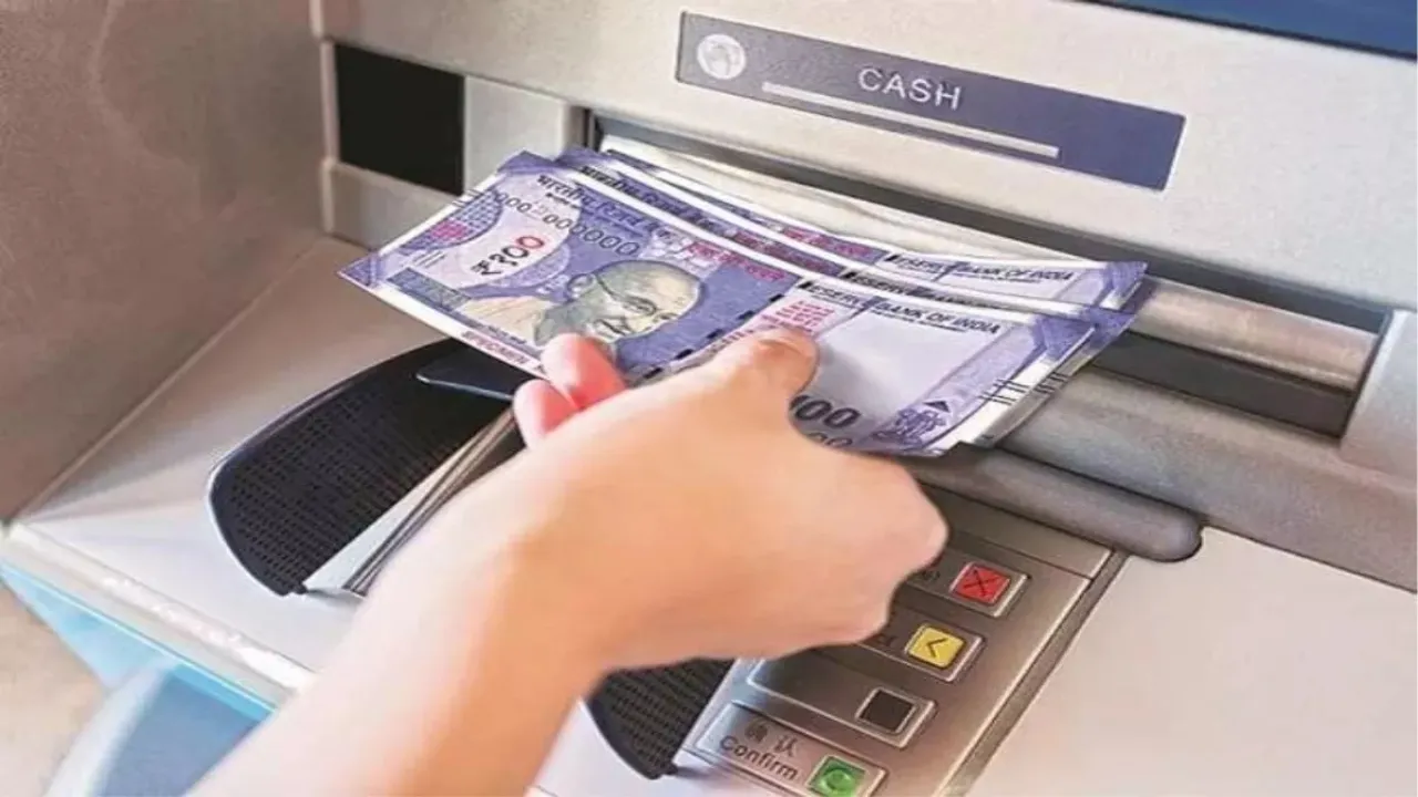 ATM withdrawn