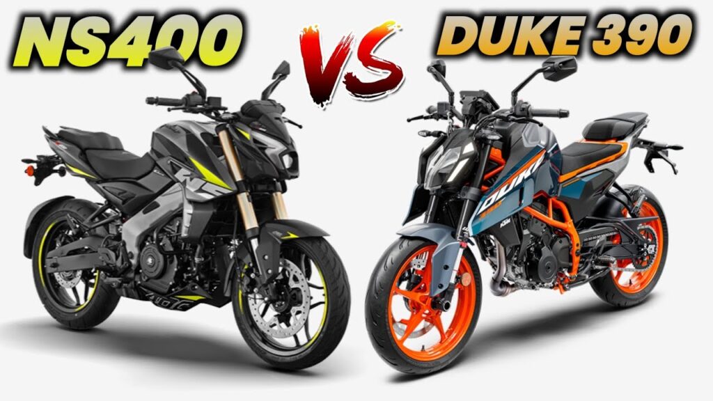 Bajaj Pulsar NS400 vs KTM Duke 390