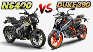 Bajaj Pulsar NS400 vs KTM Duke 390 – Best Performance Street Bike Under Rs 3 Lakh in 2025