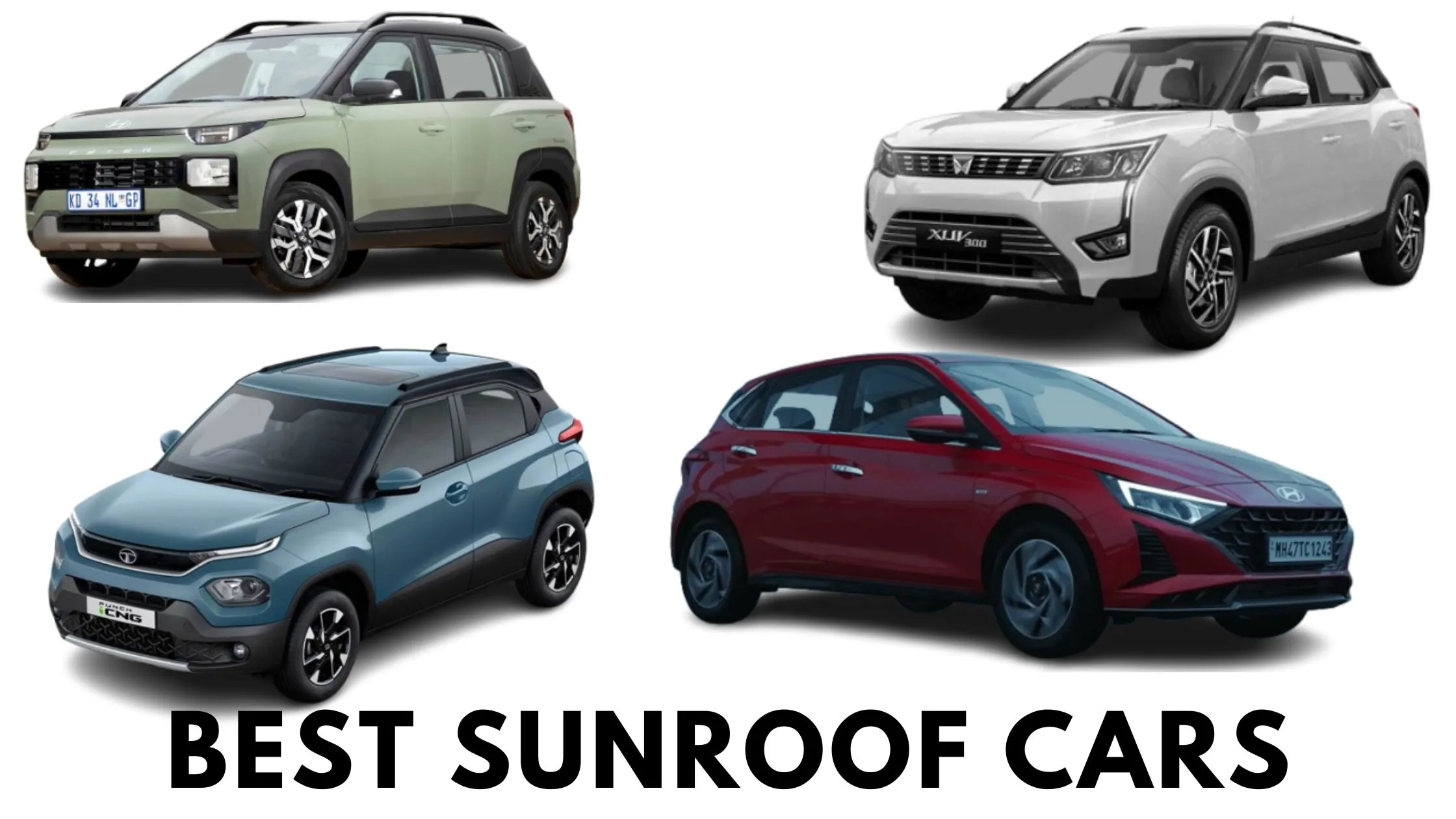 Best Cars with Sunroof