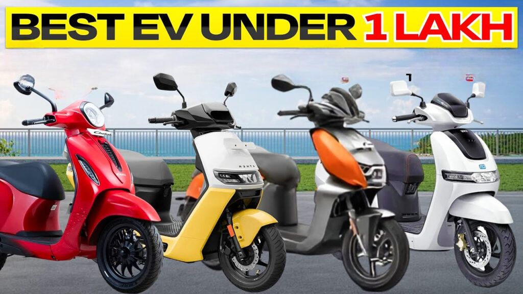 Best EV Scooters Under Rs 1 Lakh in 2025 – Top Budget-Friendly Options with Great Range and Features