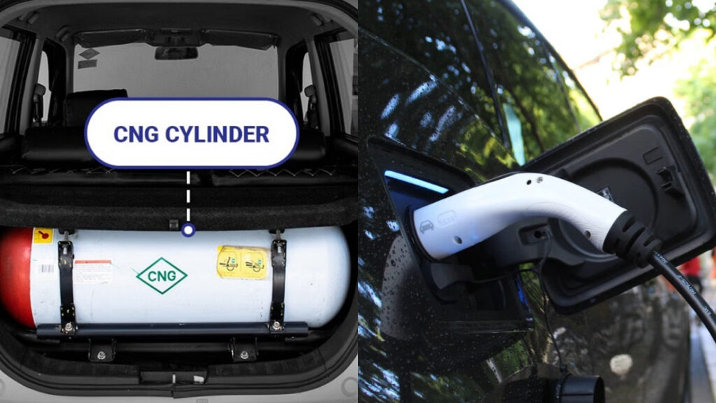 CNG Cars vs Electric Cars in India