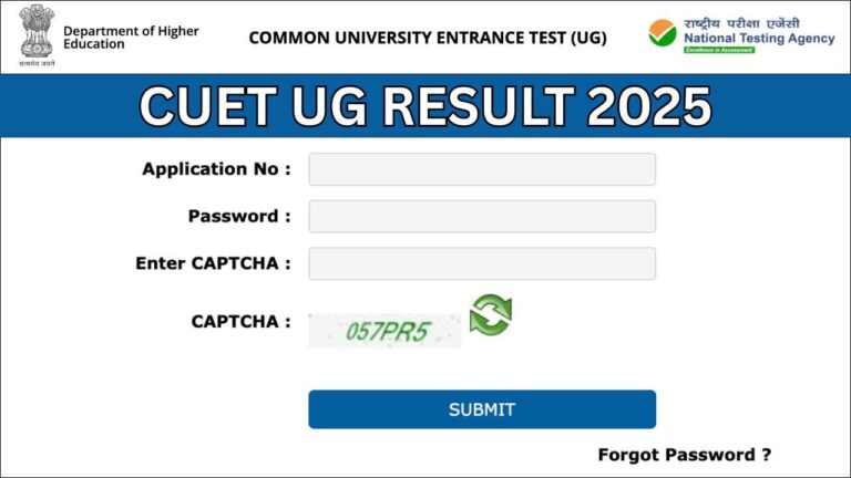 CUET UG 2025 Result Declared