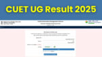 CUET UG Result 2025