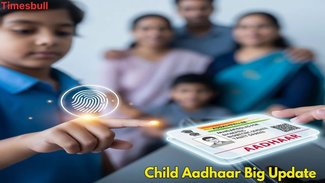 Child Aadhaar Big Update