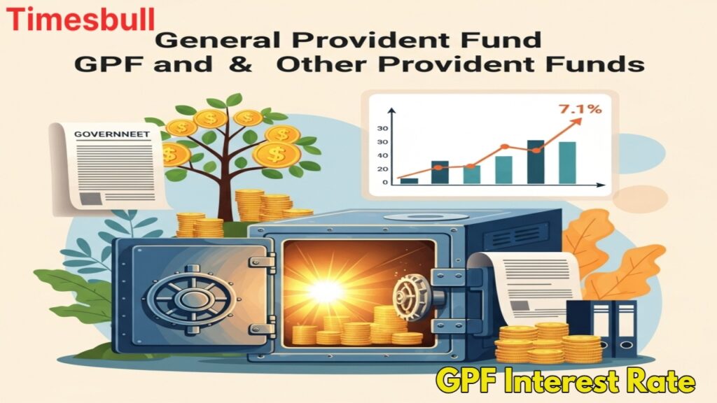 PF Big Update: Finance Ministry Confirms 7.1% GPF Interest Rate for July–September 2025:
