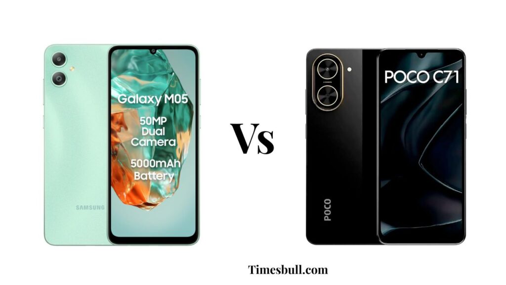 Galaxy M05 vs Poco C71