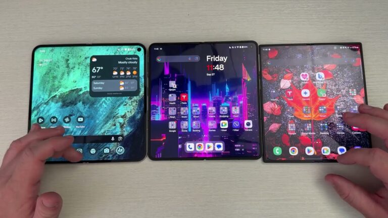 Galaxy Z Fold 6 vs Pixel Fold 2 vs OnePlus Open 2