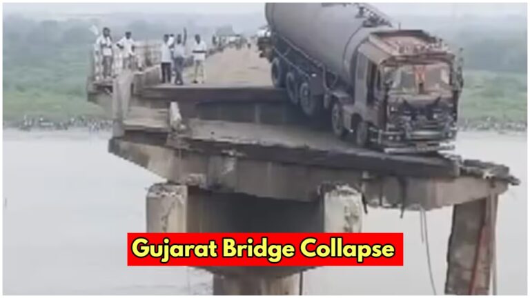 Gujarat Bridge Collapse: 2 Dead, Multiple Vehicles Plunge into Mahisagar River