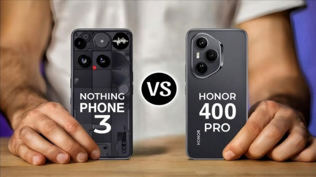 Honor 400 Pro vs Nothing Phone 3 5G