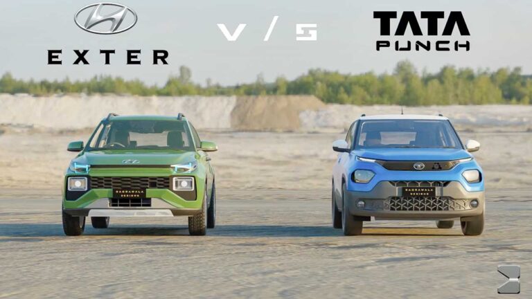 Hyundai Exter vs Tata Punch – Comparing Features, Mileage, and Design in 2025