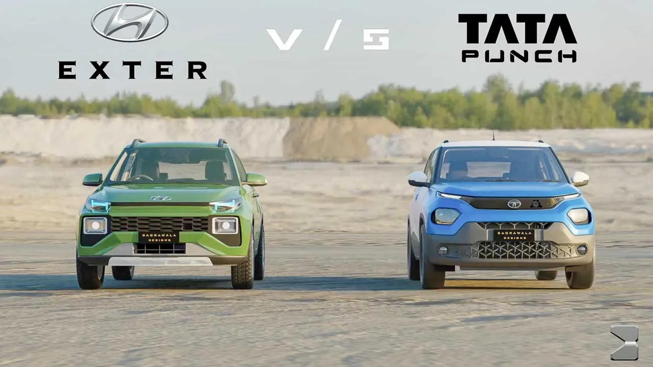 Hyundai Exter vs Tata Punch 