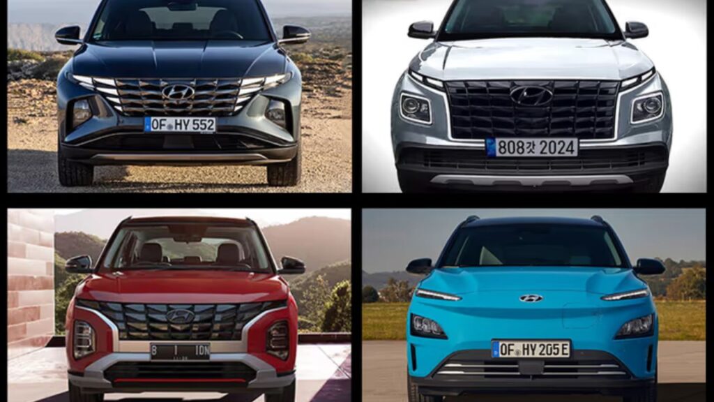 Hyundai की 5 नई SUV जल्द करेंगी भारत में डेब्यू – EV, हाइब्रिड और पेट्रोल वेरिएंट्स के साथ मचाएगी धूम