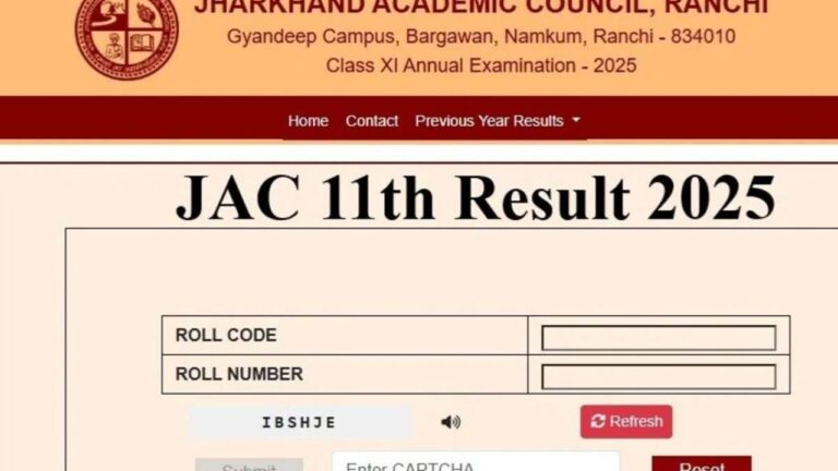JAC Class 11 Result 2025 Out : 98.71% Students Promoted – Check Your Scores Now