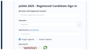 JoSAA Round 6 Seat Allotment Result 2025 OUT – Check at josaa.nic.in; link here