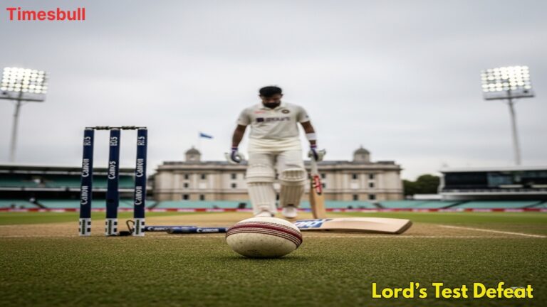 India Loses Lord’s Test by 22 Runs, Azharuddin Slams Top-Order Batting