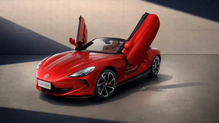 MG Cyberster Takes on BMW Z4 with Futuristic Features and 510hp Power
