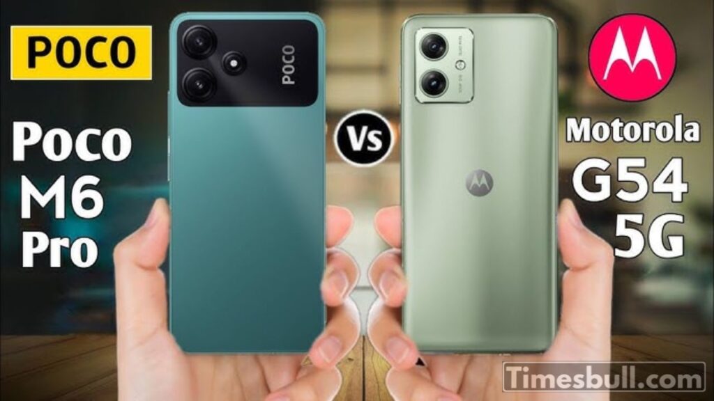 Moto G54 vs Poco M6 Pro: Best Budget 5G Phone in India? Full Comparison