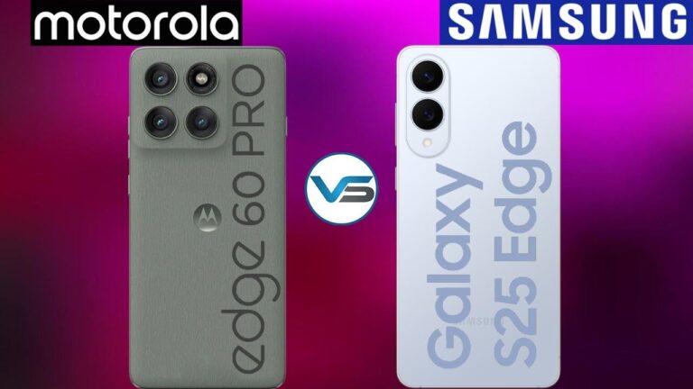Motorola Edge 60 Pro vs Samsung Galaxy S25 5G
