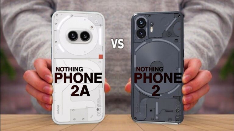 Nothing Phone 2 vs Nothing Phone 2a