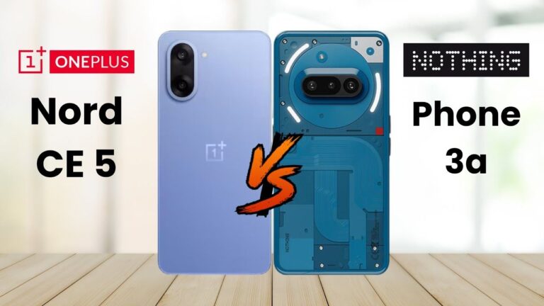 Nothing Phone 3a vs OnePlus Nord CE 5 5G: Which One Should Be Your Next 5G Pick?