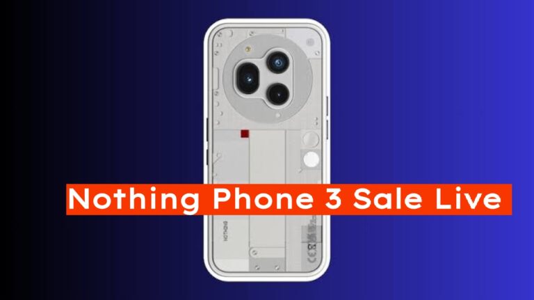 Nothing Phone 3 Sale With Rs 5000 Bank Discount, Grab This Deal Now!