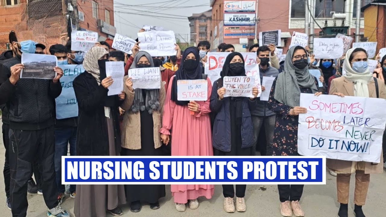 Nursing Students Protest in