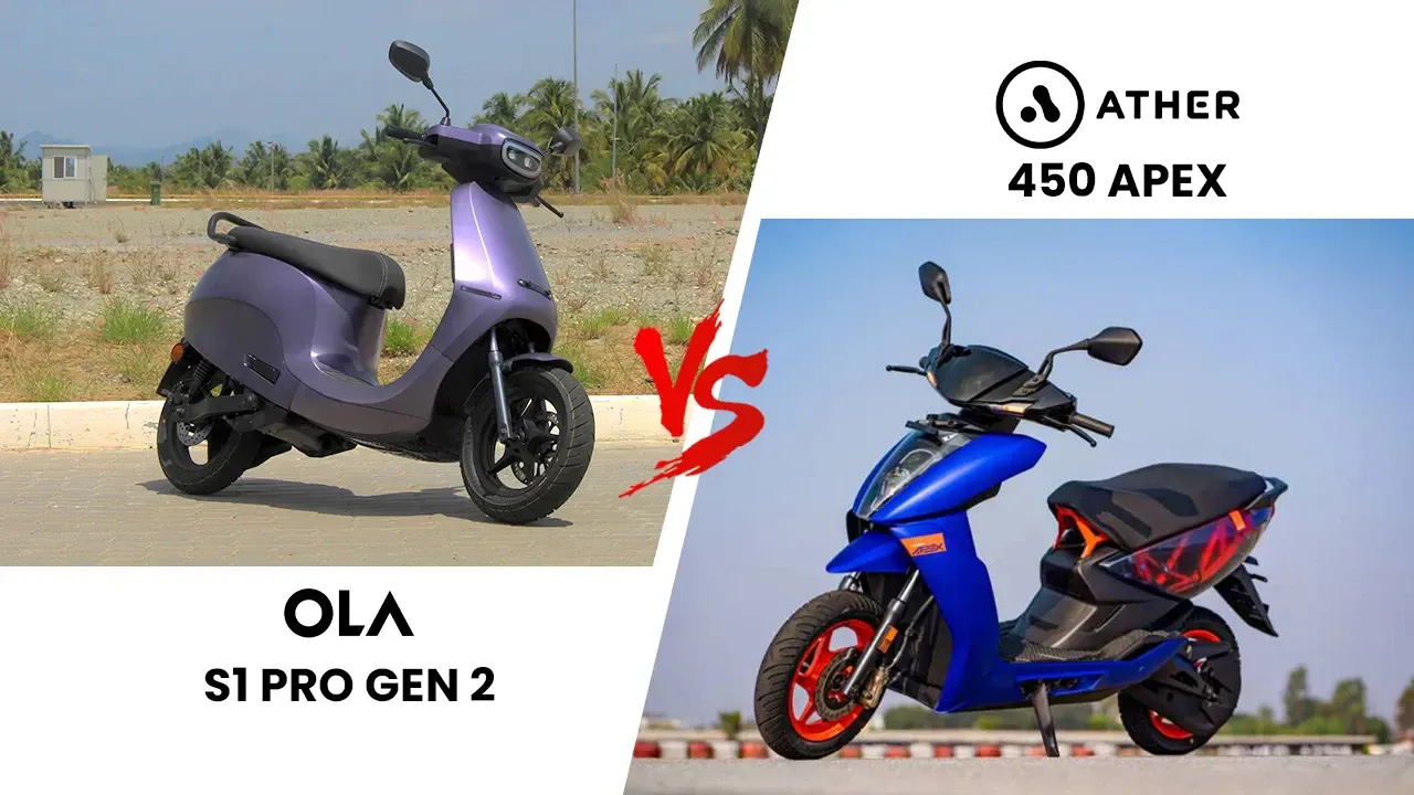 Ola S1 Pro vs Ather 450 Apex 
