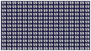 Optical Illusion – Can You Find the Hidden ’95’ Among ’65s’ in 15 Seconds?