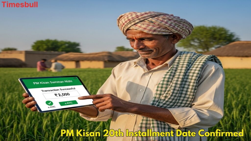PM Kisan 20th Installment Coming on August 2 – Will You Get It Without e-KYC