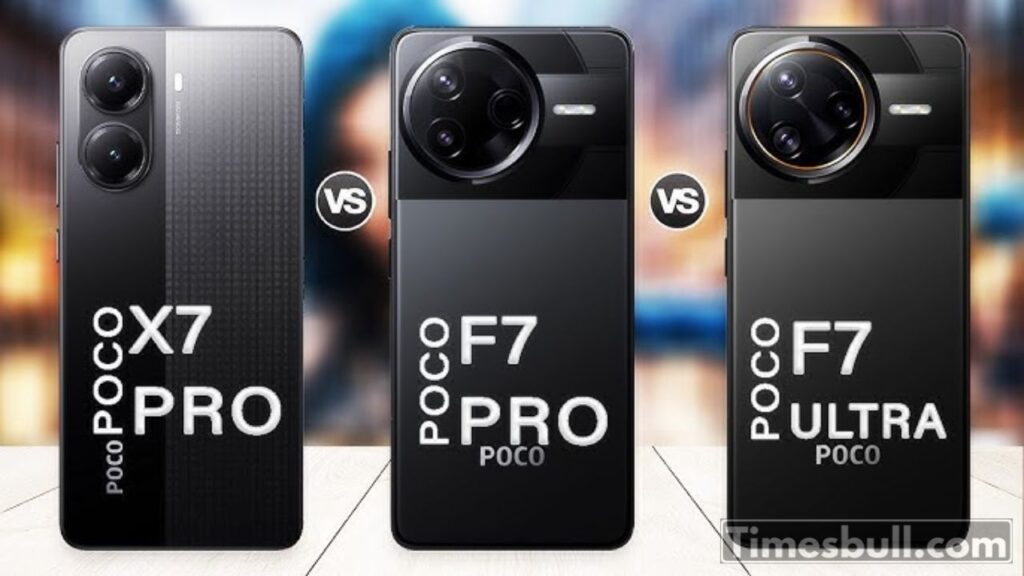 Poco X7 Pro vs Poco F7 Pro vs Poco F7 Ultra