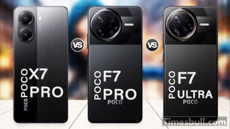 Poco X7 Pro vs Poco F7 Pro vs Poco F7 Ultra