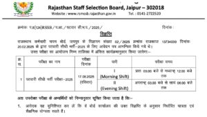 RSSB Patwari Recruitment 2025 – Exam on Aug 17 for 3705 Posts, Check Here Notification