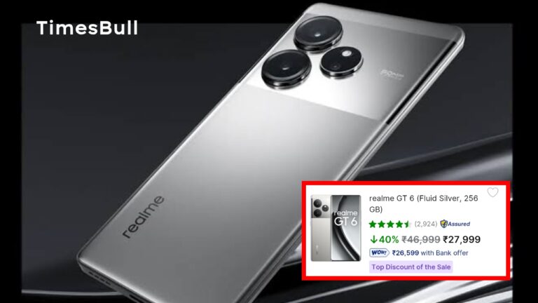 Buy 120W Realme GT 6 5G under Rs 28000 From Flipkart GOAT Sale