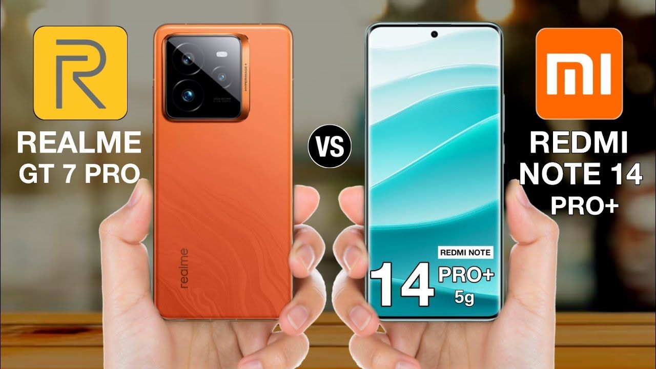 Realme Gt 7t Vs Xiaomi Redmi Note 14 pro plus