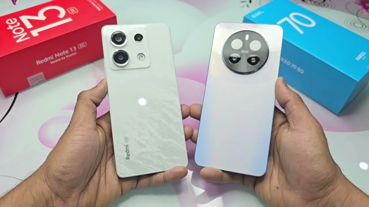 Redmi Note 13 5G vs Realme Narzo 70 5G 