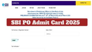 SBI PO Admit Card 2025 – How to Download Hall Ticket at sbi.co.in, Direct Link