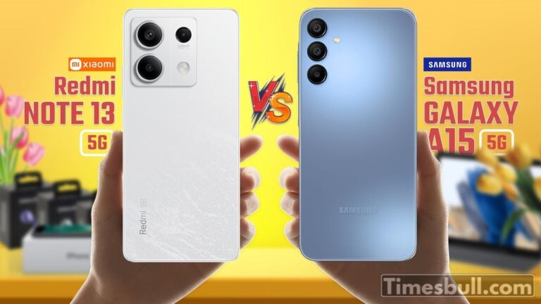 Samsung Galaxy A15 5G vs Xiaomi Redmi Note 13 5G
