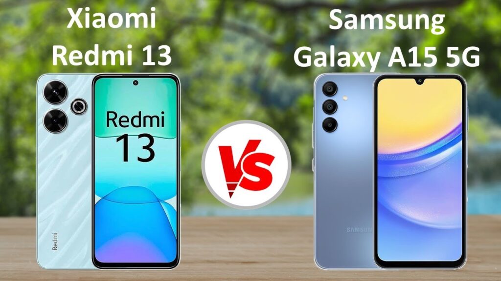 Samsung Galaxy A15 vs Redmi 13 5G