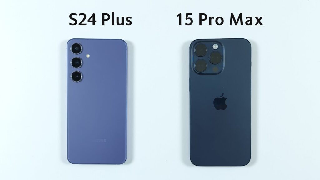 Samsung Galaxy S24+ vs iPhone 15 Pro Max