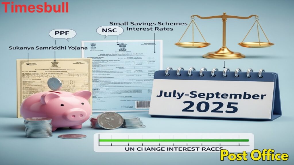 Post Office: No Change in Small Savings Interest Rates for July to September 2025 Quarter