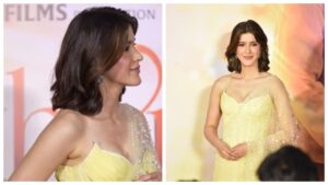 Shanaya Kapoor’s Blouse Strap Breaks at Trailer launch Event, Photos Viral
