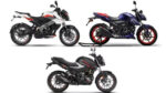 TVS Apache RTR 160 vs Bajaj Pulsar N150 vs Hero Xtreme 160R