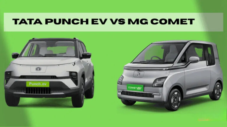 Tata Punch EV vs MG Comet EV – Which Is the Best Electric City Car?