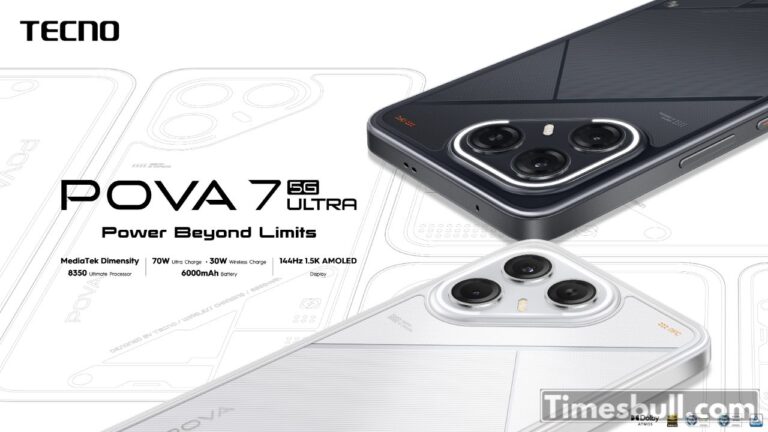 Tecno Pova 7 5G Series Launches in India Today with AI Features & Bold New Design