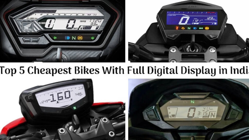 Top 4 Bikes with Digital Instrument Cluster Under Rs 1.2 Lakh : Best Budget Picks with Modern Looks and Smart Features