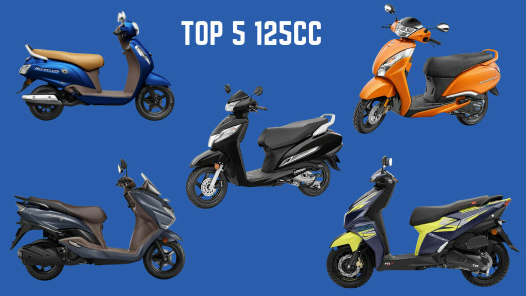 Top 5 125cc Scooters with Best Features in 2025
