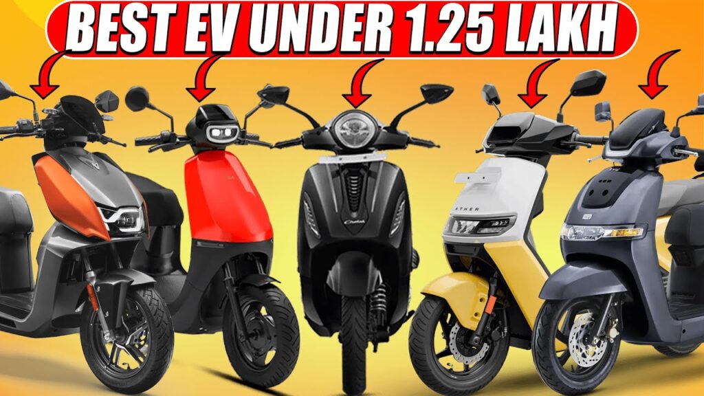 Top 5 Electric Scooters with Removable Battery Under Rs 1.25 Lakh
