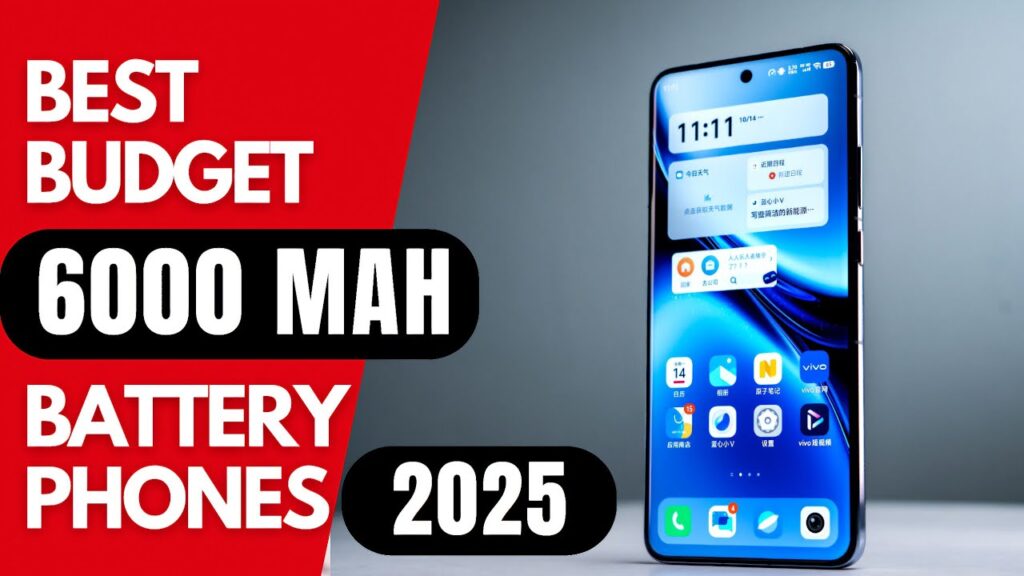 Top 5 Smartphones with 6000mAh Battery : Long Time Amazing Battery Backup